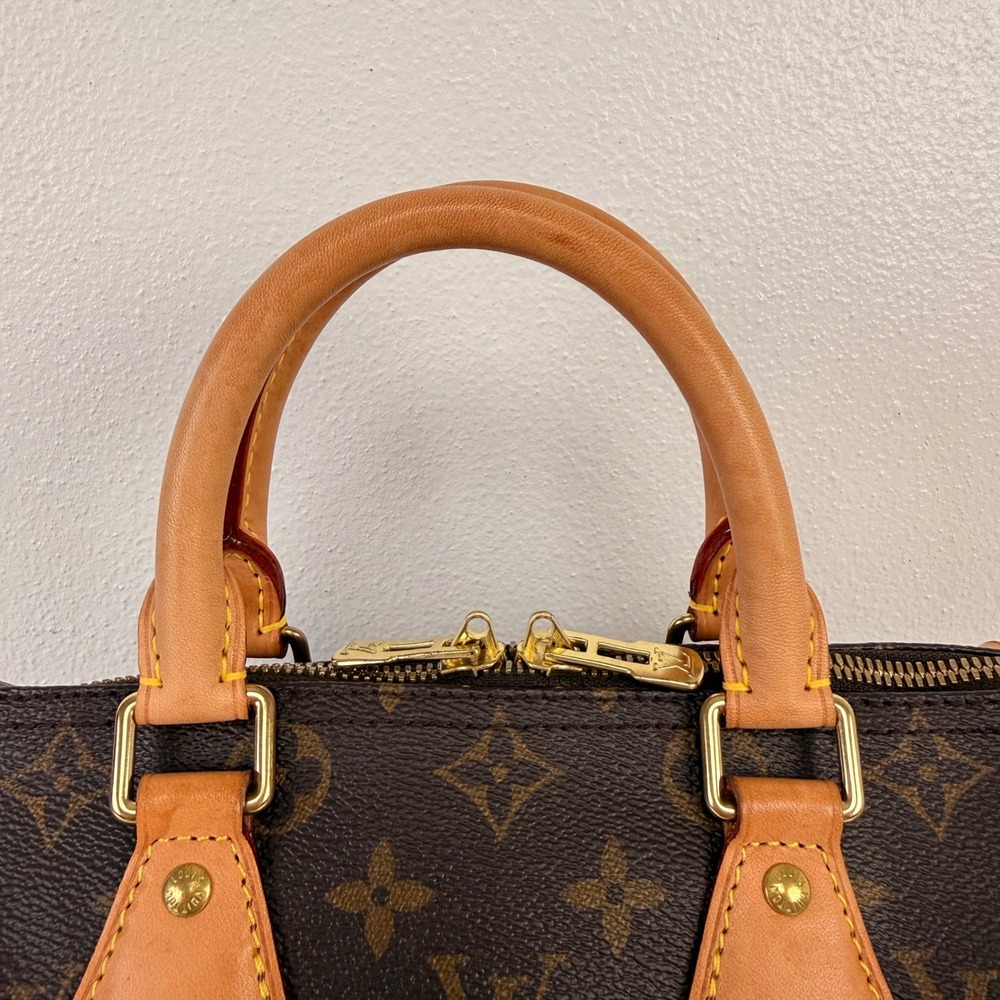 Louis Vuitton Speedy Bandouliere 25 Brown Monogram Shoulder Crossbody Bag - Picture 2 of 16